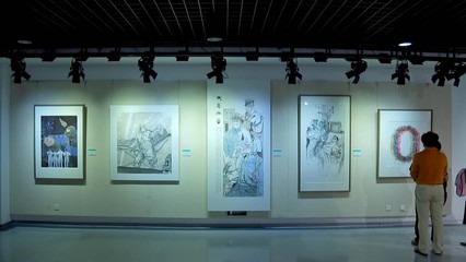 江蘇省抗疫主題美術(shù)書法精品展亮相泰州