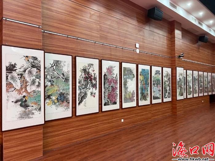 海口市瓊山區(qū)開展&ldquo;喜迎二十大 助力自貿(mào)港&rdquo;文藝作品展[圖]